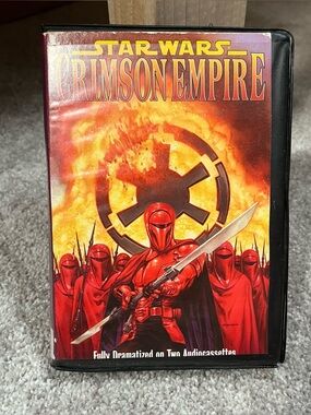 Star Wars: Crimson Empire - CASSETTE Audiobook - 2 TAPE Set RARE 1999 Tested